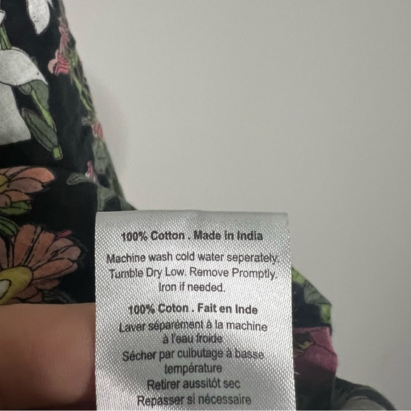 Mahogany VALERIE Pyjama Set Multicolor Floral Two Piece Top Bottom Set Size L - Picture 8 of 10